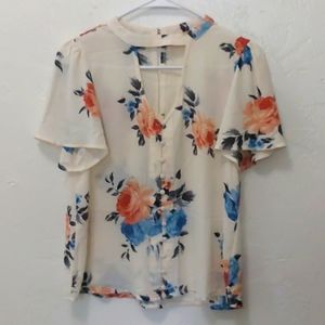 Flower blouse